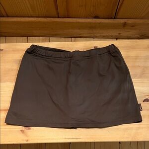 Prana Dark Brown Yoga Skort